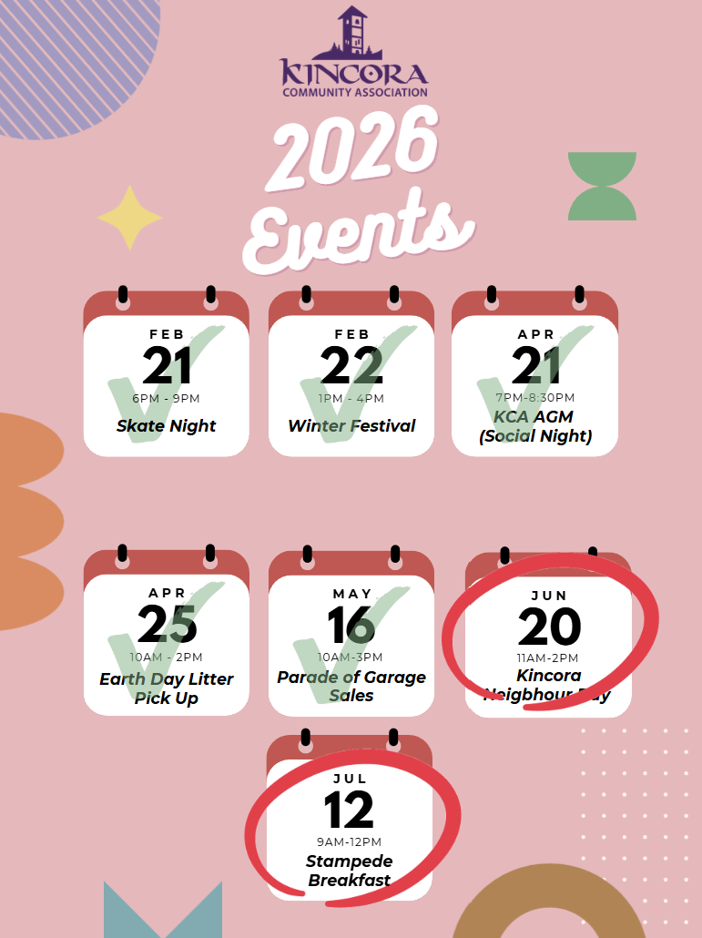 KCA Event Calendar