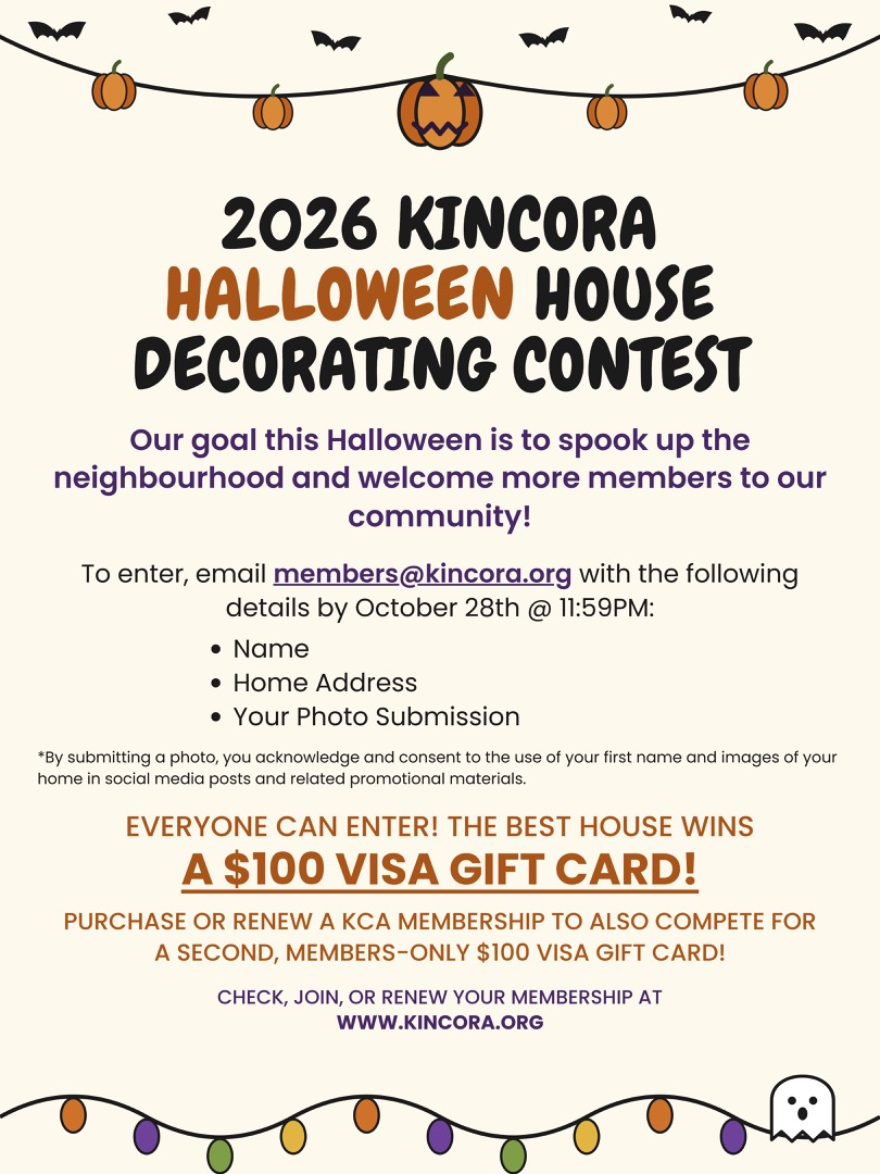 2026 Kincora Halloween House Decorating Contest